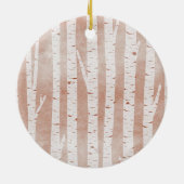 Afbeelding van Birch Trees Keramisch Ornament (Achterkant)