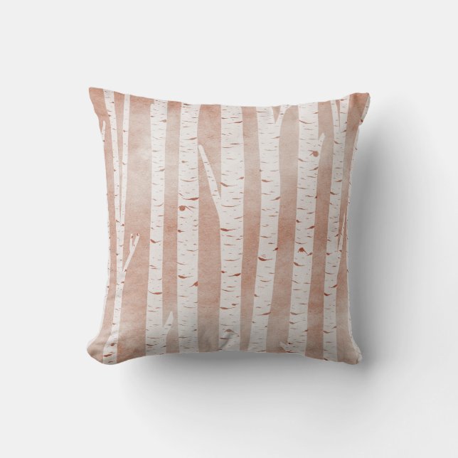 Afbeelding van Birch Trees Kussen (Voorkant)