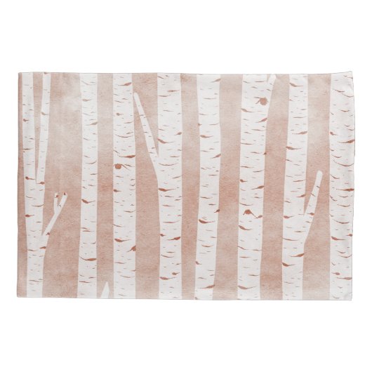 Afbeelding van Birch Trees Kussensloop (Achterkant)