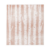 Afbeelding van Birch Trees Notitieblok (Voorkant)