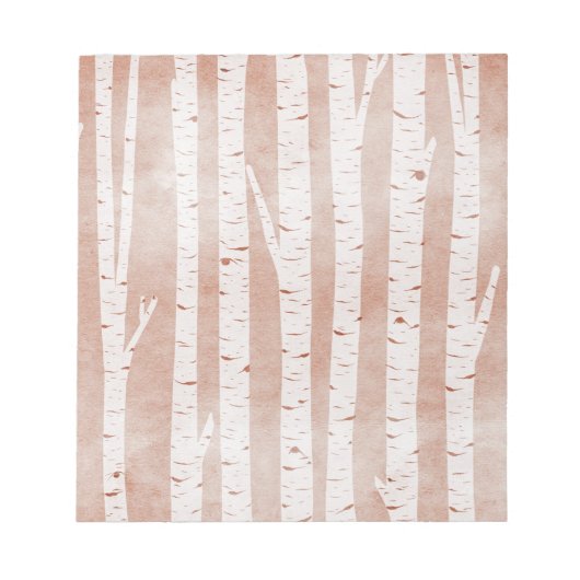 Afbeelding van Birch Trees Notitieblok (Voorkant)