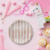 Afbeelding van Birch Trees Papieren Bordje (Feest)