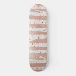 Afbeelding van Birch Trees Persoonlijk Skateboard