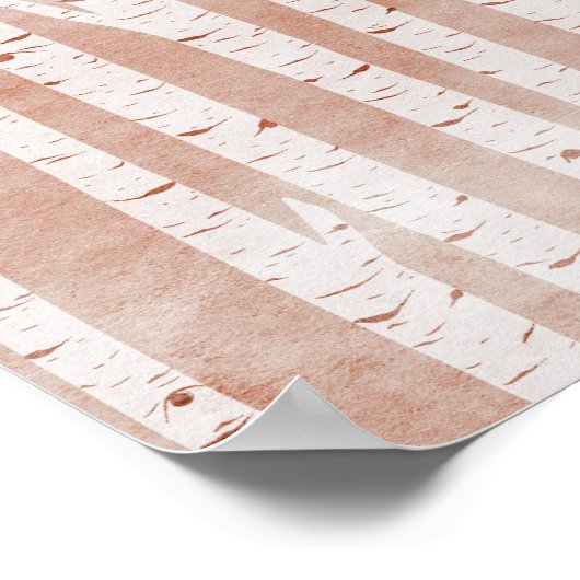 Afbeelding van Birch Trees Poster (Hoek)