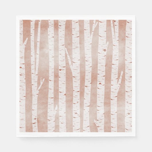 Afbeelding van Birch Trees Servet (Voorkant)