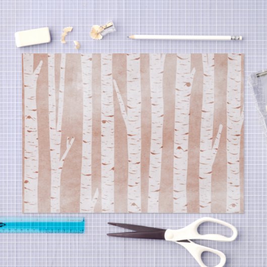 Afbeelding van Birch Trees Tissuepapier (Craft)