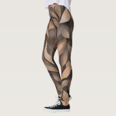 🍂 Afbeelding van bladeren en wijnstokken in natuu Leggings (Links)