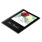  afbeelding van bloemmeisje notitieboek (Linkerzijde)