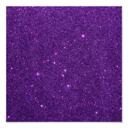 Afbeelding van Bright Paarse glitter Foto Afdruk (Voorkant)