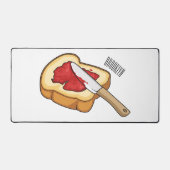 Afbeelding van Brood- en jam-cartoon Bureaumat (Voorkant)