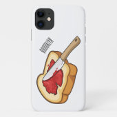 Afbeelding van Brood- en jam-cartoon Case-Mate iPhone Case (Achterkant)