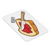 Afbeelding van Brood- en jam-cartoon Magneet (Rechterzijde)