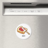 Afbeelding van Brood- en jam-cartoon Magneet (Insitu (Vaatwasser))