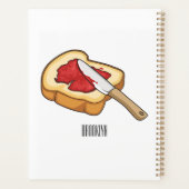 Afbeelding van Brood- en jam-cartoon Planner (Achterkant)