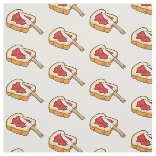 Afbeelding van Brood- en jam-cartoon Stof (Swatch)