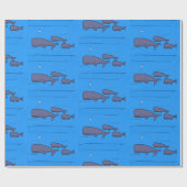 Afbeelding van cartoon die over de ute migreert cadeaupapier (Vlak)