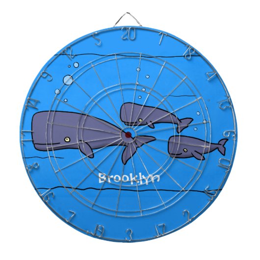 Afbeelding van cartoon die over de ute migreert dartbord (Voorkant)