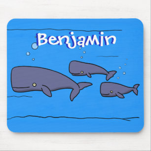 Afbeelding van cartoon die over de ute migreert muismat
