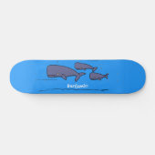 Afbeelding van cartoon die over de ute migreert persoonlijk skateboard (Horizontaal)