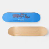 Afbeelding van cartoon die over de ute migreert persoonlijk skateboard (Horizontaal)