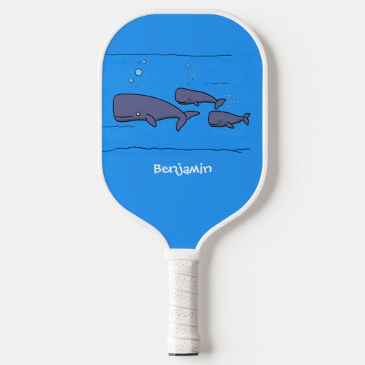 Afbeelding van cartoon die over de ute migreert pickleball paddle (Voorkant)