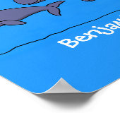 Afbeelding van cartoon die over de ute migreert poster (Hoek)