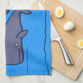 Afbeelding van cartoon die over de ute migreert theedoek (Quarter Fold)