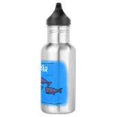 Afbeelding van cartoon die over de ute migreert waterfles (Rechts)