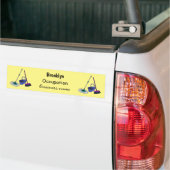 Afbeelding van cartoon in kamer en muis bumpersticker (Op Truck)