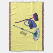 Afbeelding van cartoon in kamer en muis deken (Voorkant Verticaal)