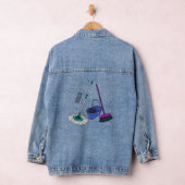 Afbeelding van cartoon in kamer en muis denim jacket (Hangar)