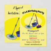 Afbeelding van cartoon in kamer en muis kaart (Voorkant / Achterkant)