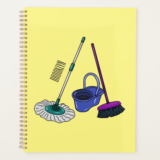 Afbeelding van cartoon in kamer en muis planner (Voorkant)