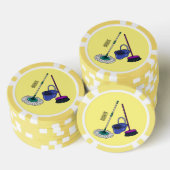 Afbeelding van cartoon in kamer en muis poker chips (Opstapeling)