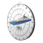 Afbeelding van cartoon op jacht dartbord (Voorkant Rechts)