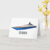 Afbeelding van cartoon op jacht kaart (Gele Bloem)