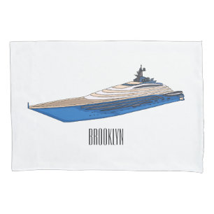 Afbeelding van cartoon op jacht kussensloop