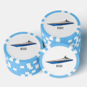Afbeelding van cartoon op jacht poker chips (Opstapeling)