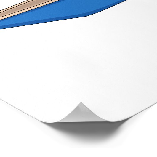 Afbeelding van cartoon op jacht poster (Hoek)