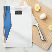 Afbeelding van cartoon op jacht theedoek (Quarter Fold)