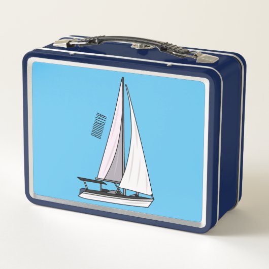 Afbeelding van cartoon per boot (Achterkant)
