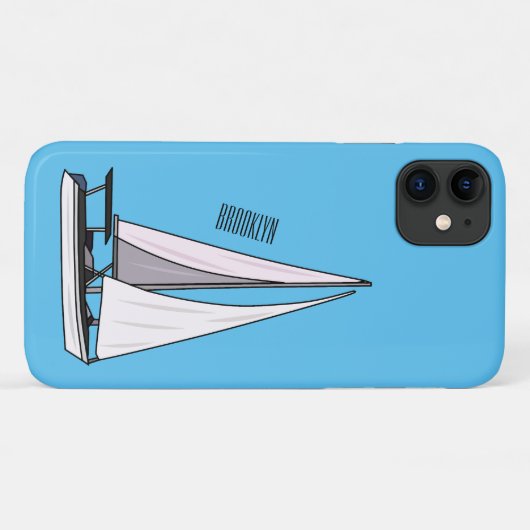 Afbeelding van cartoon per boot Case-Mate iPhone case (Achterkant (horizontaal))