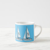 Afbeelding van cartoon per boot espresso kop (Rechts)