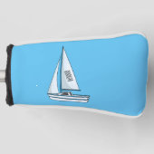 Afbeelding van cartoon per boot golfheadcover (Voorkant)