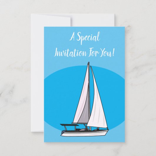 Afbeelding van cartoon per boot kaart (Achterkant)