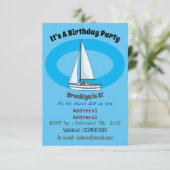 Afbeelding van cartoon per boot kaart (Staand voorkant)