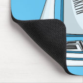 Afbeelding van cartoon per boot muismat (Hoek)