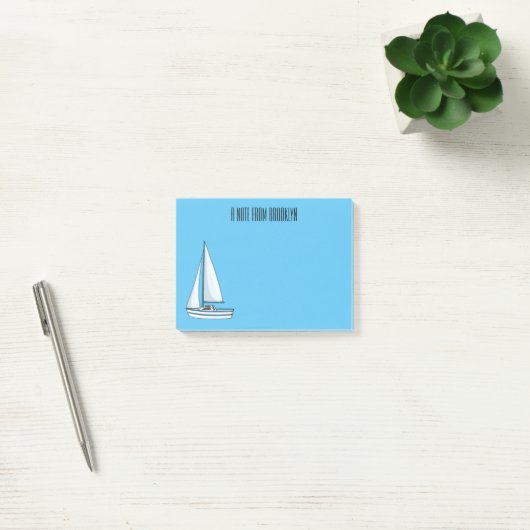 Afbeelding van cartoon per boot post-it® notes (Kantoor)