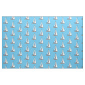 Afbeelding van cartoon per boot stof (Fat Quarter)