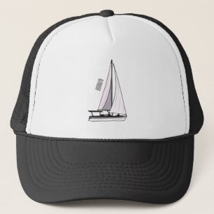 Afbeelding van cartoon per boot trucker pet